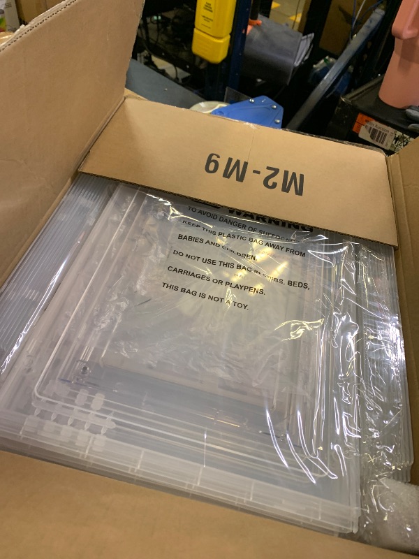 Photo 1 of 12 Pack Thicken & Sturdy Clear Shoe Storage Organizer with Magnetic Door, Shoe Boxes Clear Plastic Stackable for Closet, Shoe Rack for Sneaker Boot Container, Shoe Cabinet Fit up to US Size 12