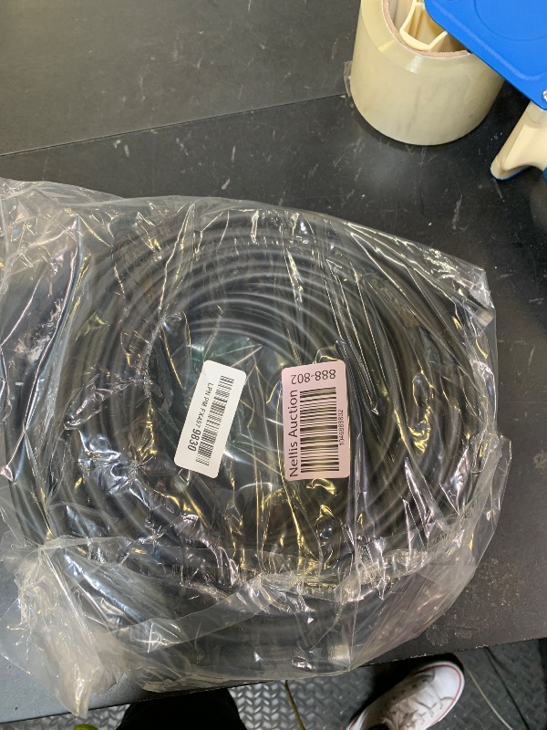 Photo 1 of GEARit Shielded CAT6 Ethercon Cable (100 Feet) Professional Audio & Lighting RJ45 EtherCON-Compatible Cable for Studio, Stage, Concerts - 100ft Black