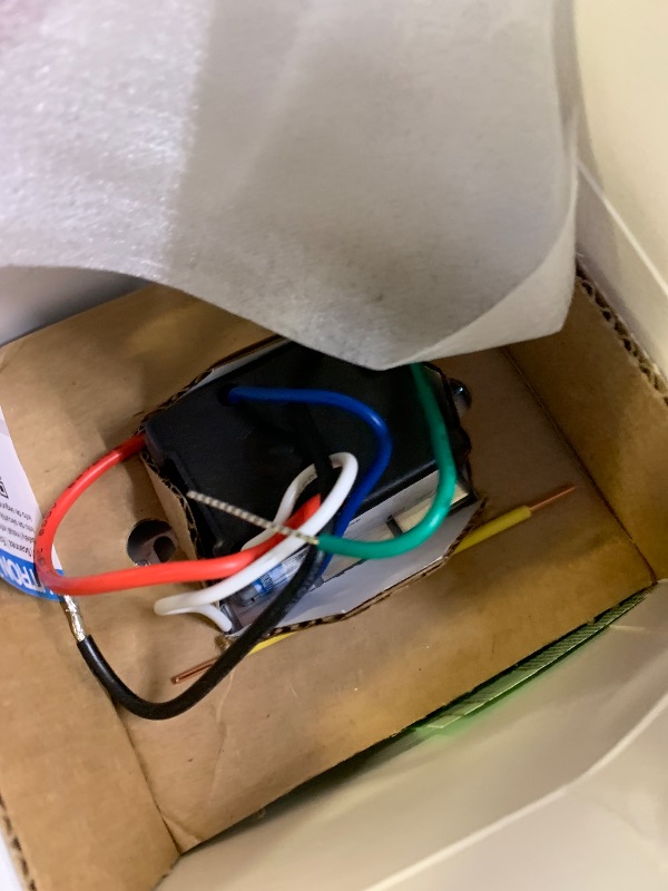 Photo 1 of Lutron Caseta Original Smart Switch with Wallplate (Lutron Smart Hub Required), for LED Lights and Fans, 5 Amp, Single-Pole/3Way, Neutral Required, PDW-5ANS-WH-A, White