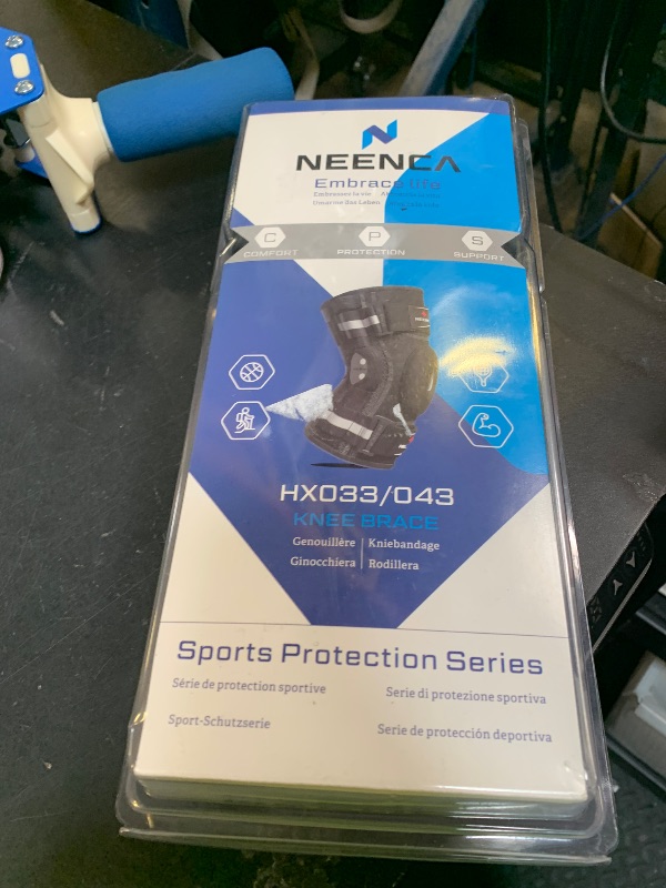 Photo 1 of NEENCA Professional Knee Brace for Knee Pain, Hinged Knee Support with Removable Dual Side Stabilizers, Strong Stability for Joint Pain Relief, Arthritis, Meniscus Tear, ACL, PCL, MCL, Runner, Workout