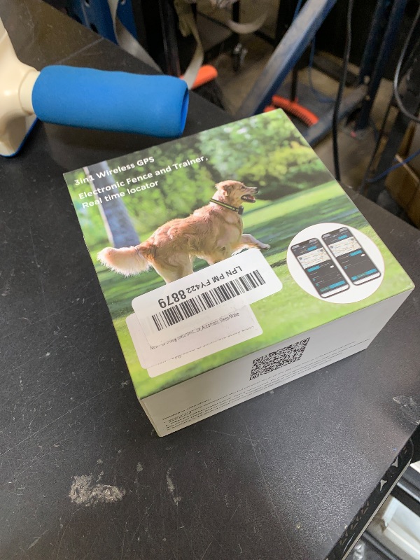 Photo 1 of GPS Dog Electronic Fence, Wireless Training Collar- No Subscription Required, Customizable Boundaries via App 3280 FT, IPX7 Waterproof Rechargeable Collar, Smart Training Fence, Automatic Sleep/Wake