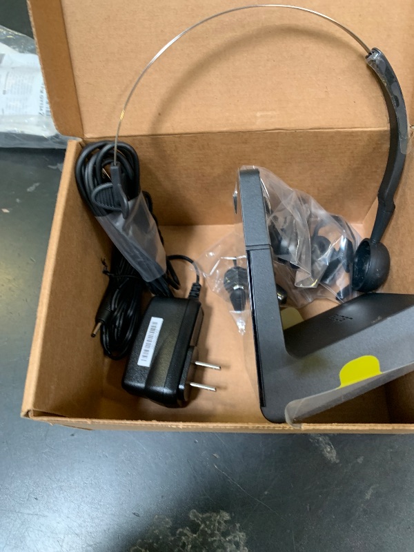 Photo 1 of Jabra Engage 65 SE (Second Edition) Wireless Headset, Convertible – Telephone Headset with Industry-Leading Wireless Performance, Advanced Noise-Cancelling Microphone, All Day Battery Life - Black