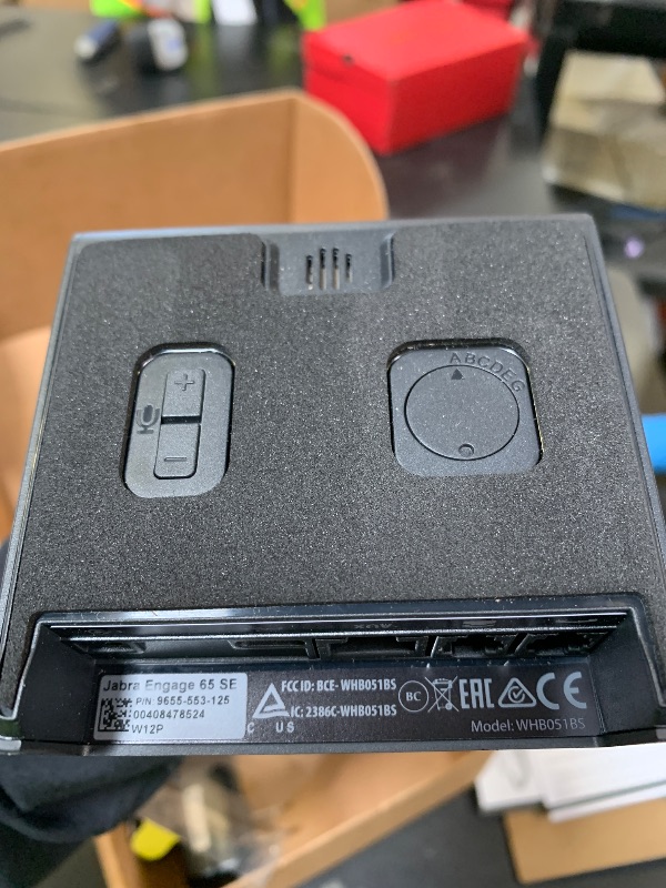 Photo 1 of Jabra Engage 65 SE (Second Edition) Wireless Headset, Convertible – Telephone Headset with Industry-Leading Wireless Performance, Advanced Noise-Cancelling Microphone, All Day Battery Life - Black