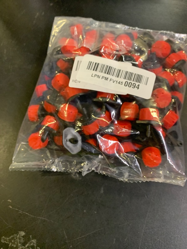 View 2 of 100pcs 360 Degree Adjustable Irrigation Drippers Sprinklers, 1/4 Inch Emitters Drip for Watering System by Korty