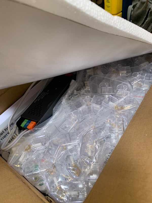 Photo 1 of CyanCliff RGB Hexagon LED Light 5-Grid | Hexagon Garage Lights | 356 Color Modes | Music Sync | Smart App & Remote Control | Gaming Room Garage Bedroom Lighting