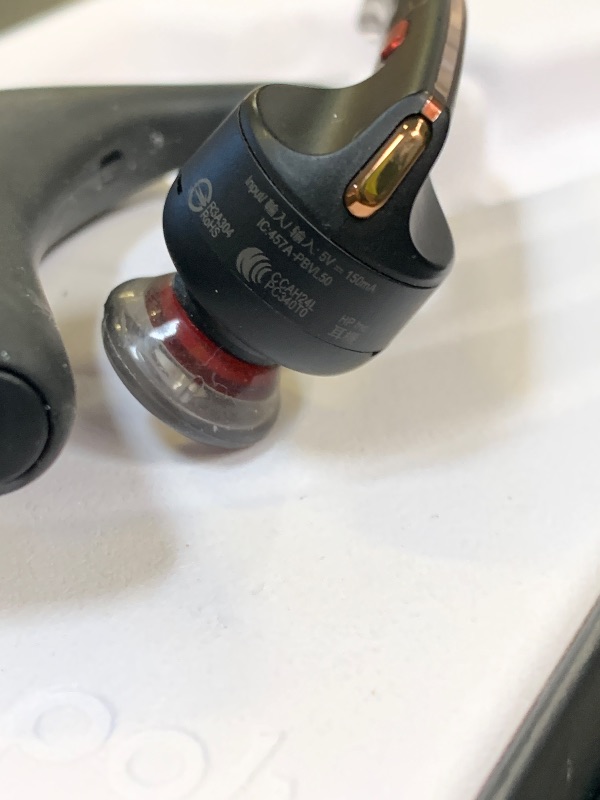 Photo 1 of Poly Voyager Legend 50 - Bluetooth Headset - Wireless Headset with Mic - Four Noise-Canceling Mics, AI Noise Block & WindSmart Technology - Connectivity & Smart Call Controls - All-Day Comfort