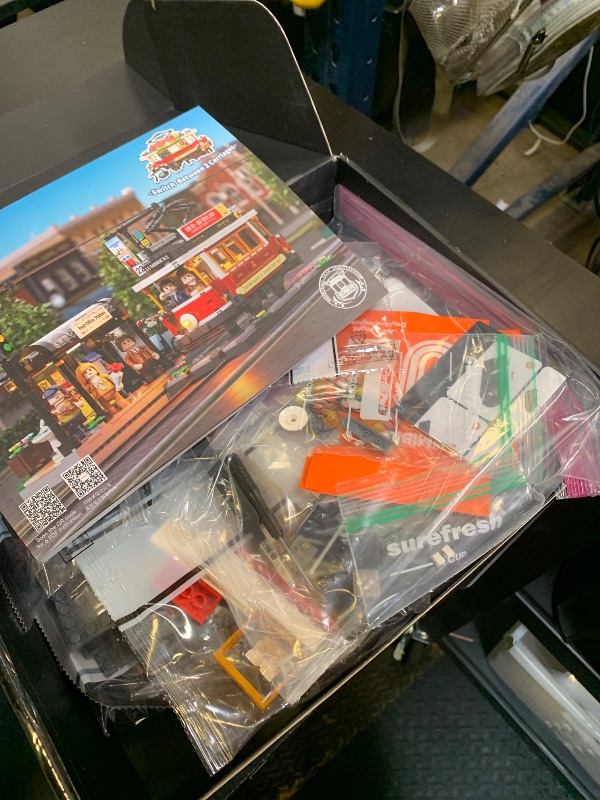 Photo 1 of Lumibricks Heritage Tram and Station Lighting Building-Bricks Set - 1274 Pcs City Streetcar Modular Collection Old Town Downtown Display Model for Adults & Teens & Tram Enthusiasts