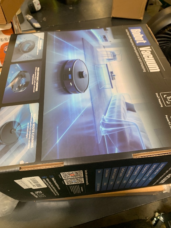 Photo 1 of Kilgone Robot Vacuum and Mop Self-Emptying, 6000Pa No-Tangle Suction, LiDAR Multi-Floor Mapping, 90-Day Hands-Free, App, Alexa & Google Assistant for Pet Hair, Carpet & Hard Floor