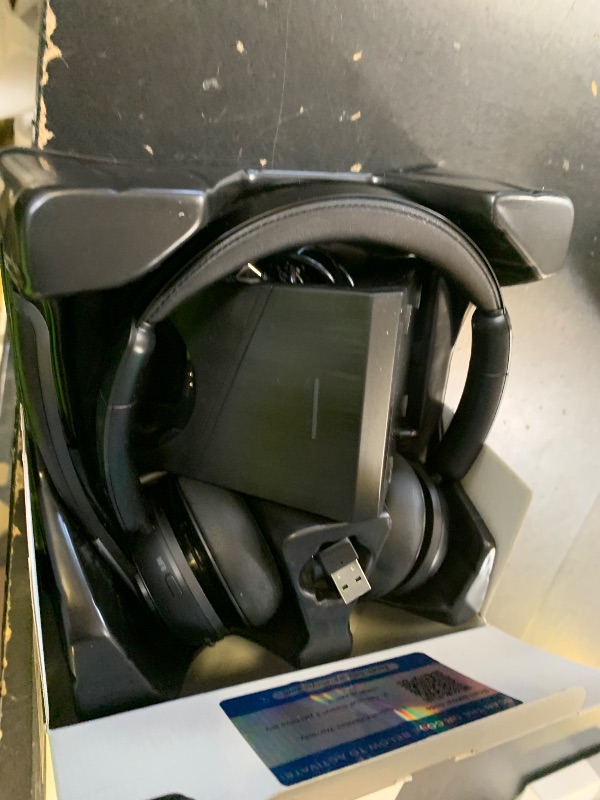 Photo 1 of (2025 Upgraded) Wireless Headset with Mic for Work, Bluetooth Headset with Noise Canceling Microphone with Dongle, Charging Base & Mic Mute, Wireless Headphones for Work from Home/PC/Computer