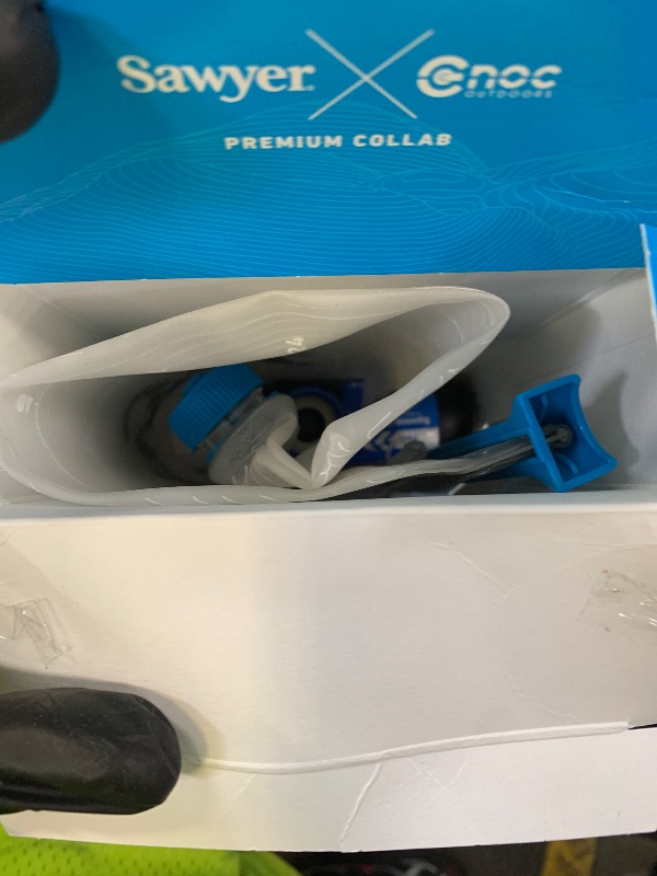 Photo 1 of Sawyer Squeeze Water Filtration System, Cnoc Premium 2 Liter Bladder