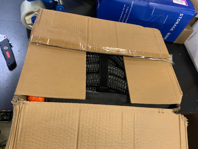 Photo 1 of HOKINETY Kinetic Recovery Tow Rope: 1.26" x 30ft Snatch Strap with Soft Shackles Heavy Duty Offroad Towing Straps Kit for Trucks SUV UTV ATV Tractor Car Jeep - Black