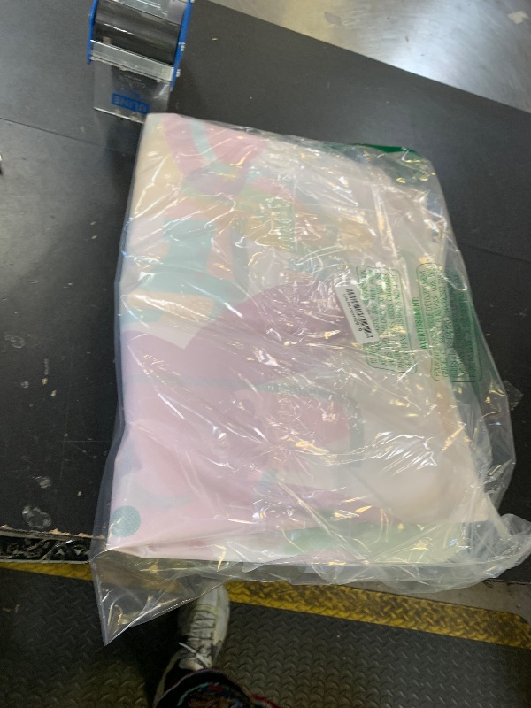 Photo 1 of 10 x 8 ft Happy Easter Backdrop Cute Easter Bunny Style Colorful Egg Party Backdrop Decoration Spring Cartoon Holiday Kids Sunday School Party Wall Decorations Photography Banner