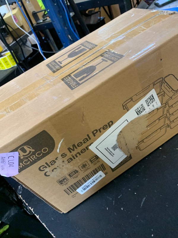 Photo 1 of [10-Pack] Glass Meal Prep Containers with Lids, MCIRCO Food Storage Containers with Snap Locking Lids, Airtight Lunch Containers, Microwave, Oven, Freezer and Dishwasher