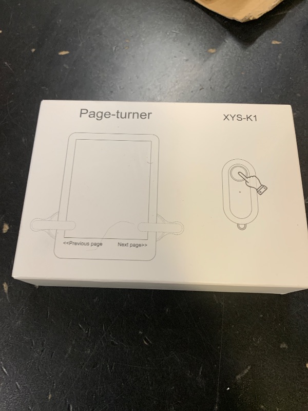 Photo 1 of Remote Control Page Turner for Kindle Paperwhite Oasis Kobo eReaders,Kindle Clicker Page Turner Accessories for iPhone,iPad, Android Tablets Reading Novels,Video Record&Shutter Selfie (Light White)