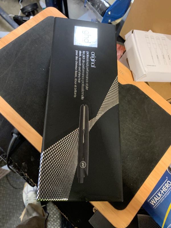 Photo 1 of ghd Original Styler - 1” Flat Iron Hair Straightener with Ceramic Heat Technology, 365ºF Safe Styling Temperature, Smooth Gloss Plates, Fast Heat-Up and Auto Sleep Mode - Black