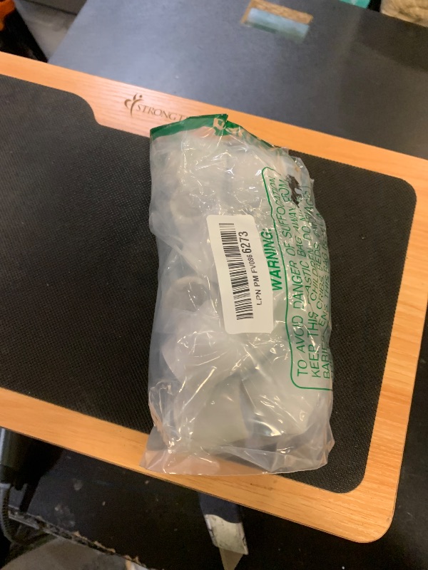 Photo 1 of 1" Round Rubber Chair Leg Tips Caps, Chair Leg Floor Protectors, Non-Slip Chairs Legs Caps, Stool Feet Protectors Cap, Folding Metal Chairs Legs Tip Replacement (White, 12 Pack)