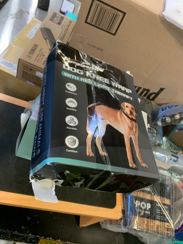 Photo 1 of HAGGEMI Dog Knee Brace – Support for ACL & Knee Joint Issues with Red Infrared Light Therapy, Pain Relief for Arthritis & Ligaments, Portable & Cordless, Patent Pending?Right Leg,L?