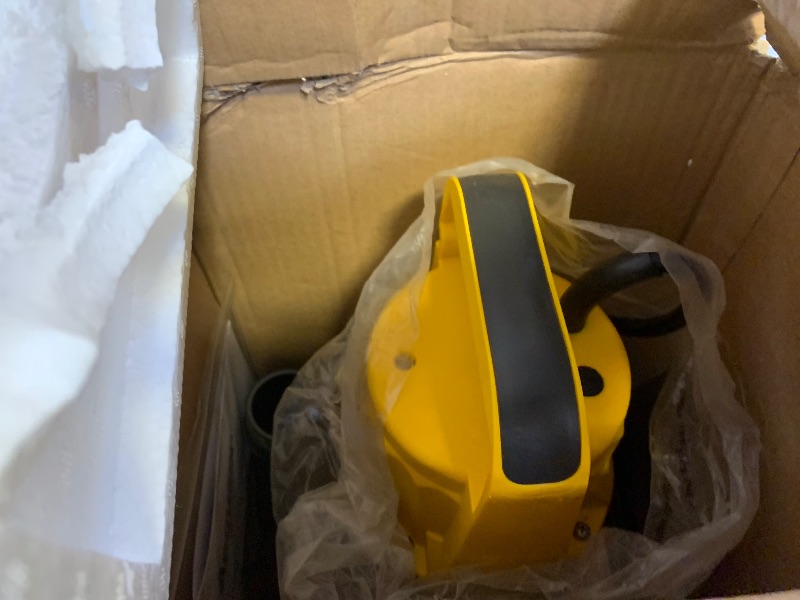 Photo 1 of Acquaer Sump Pump Submersible Water Pump for Water Removal in Hot Tubs, Pools,Basements, and Garden Ponds, Yellow, 1HP 4345GPH