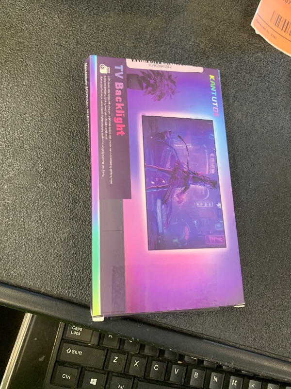 Photo 1 of KANTUTOE TV LED Backlight, 23ft LED Lights for 70-100 Inch TVs, RGB TV Backlight Behind with Remote, Music Sync Bluetooth APP Control Strip Lights USB Powered for Bedroom, Gaming Room, Home Décor