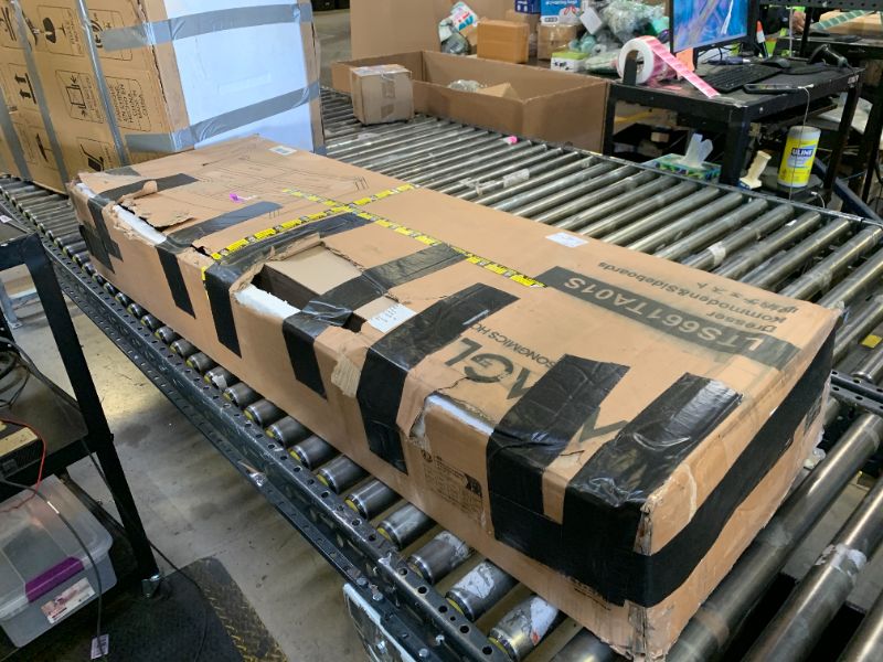 Photo 1 of VASAGLE LIRY Collection - 6-Drawer Dresser for Bedroom, 54-Inch Wide Modern Farmhouse Chest of Drawers with Metal Handles, TV Stand, for Living Room, Entryway, Anti-Tipping, Taupe Brown ULTS661TA01S