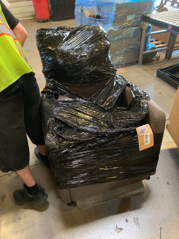 Photo 1 of GarveeHome Electric Recliner Chair Living Room Power Recliner Adjustable Backrest & Footrest with Side Pockets & Charging Ports & Lumbar Support(Brown)