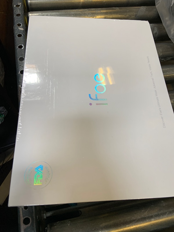 Photo 1 of Red Light Therapy Mask for Face and Neck, 7 Colors with NIR Led Face Mask Light Therapy with Eye Protection and Remote, Rechargeable Ergonomic Design for True Anti-Aging Skincare at Home White