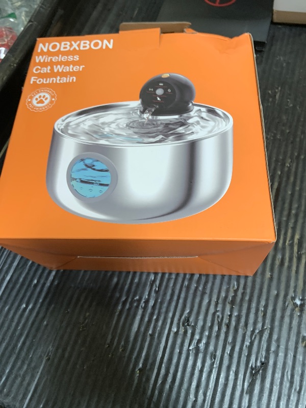 Photo 1 of Cat Water Fountain Battery Operated: Wireless Cat Fountain with 6 filters and 3 sponges - 88oz/2.6L Cordless Pet Dispenser for Cats Indoor with Motion Sensor - Automatic Quiet Waterer for Small Animal