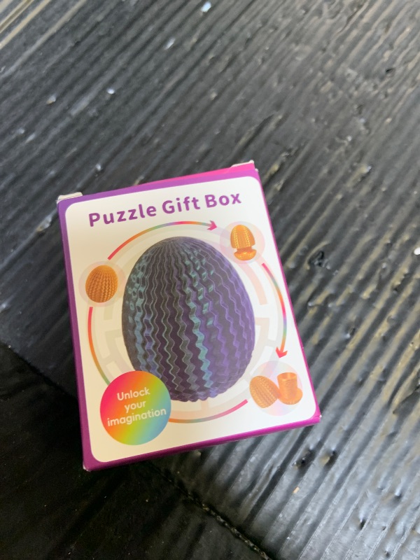Photo 1 of Easter Egg Style Cash Gift Idea - Easter Egg Shaped Puzzle Box with Hidden Compartment, Reusable Treasure Gift Box for Adults Teens for Christmas Halloween Birthday Party