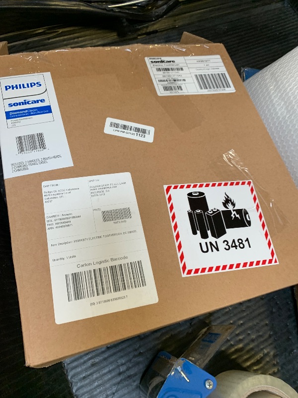 Photo 1 of Philips Sonicare DiamondClean Connected Electric Toothbrush 2 Pack, x2 Sonic Toothbrushes, x2 Charging Travel Cases, x2 A3 Brush Heads, 12 Brushing Settings, (Black and Rose Gold) Model HX9912/71