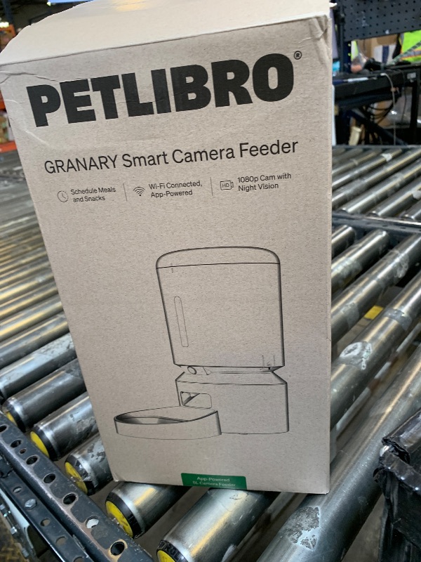 Photo 1 of PETLIBRO Automatic Cat Feeder with Camera, 1080P HD & Night Vision, 5GHz/2.4GHz WiFi & Cam Smart Pet Feeder with App Control, 2-Way Audio, Motion Alerts for Cats & Dogs, Stainless Steel Single Tray