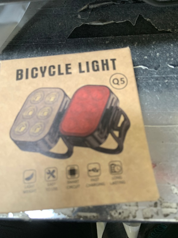Photo 1 of Zewdov Bike Lights for Night Riding, USB Rechargeable Bike Lights Front and Back, Waterproof IP65 Bicycle Light, 4+6 Modes Bike Headlight and Tail Light Set,1.5 Hrs Fast Charging, Easy to Install
