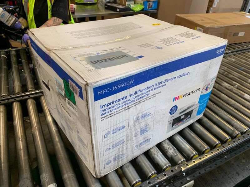 Photo 1 of Brother INKvestment 6560 Wireless Color Inkjet All-in-One Printer with 11”x17” Capabilities and 2.7” Color Touchscreen | Includes Refresh Subscription Trial(1) (MFC-J6560DW)