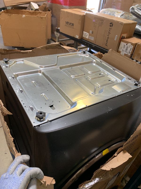 Photo 1 of GE GFD65ESPVDS 7.8 cu.ft. Smart Front Load Electric Dryer in Carbon Graphite with Steam