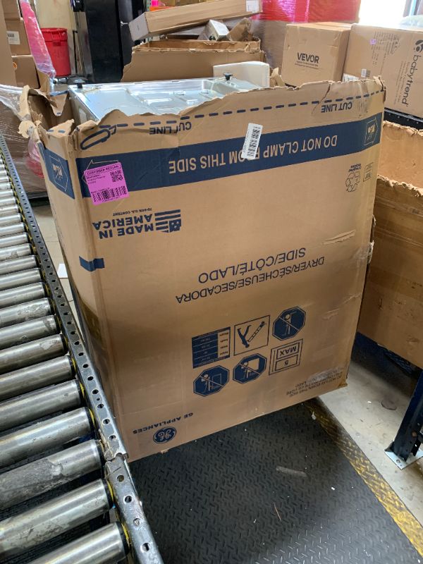 Photo 1 of GE GFD65ESPVDS 7.8 cu.ft. Smart Front Load Electric Dryer in Carbon Graphite with Steam