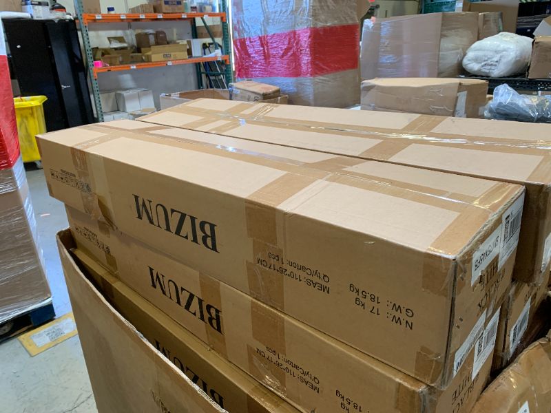 Photo 1 of BIZUM Electric Standing Desk Frame, Height Adjustable Sit Stand Desk Base with Memory Preset Button, USB Port for Home Office, Black Frame Only