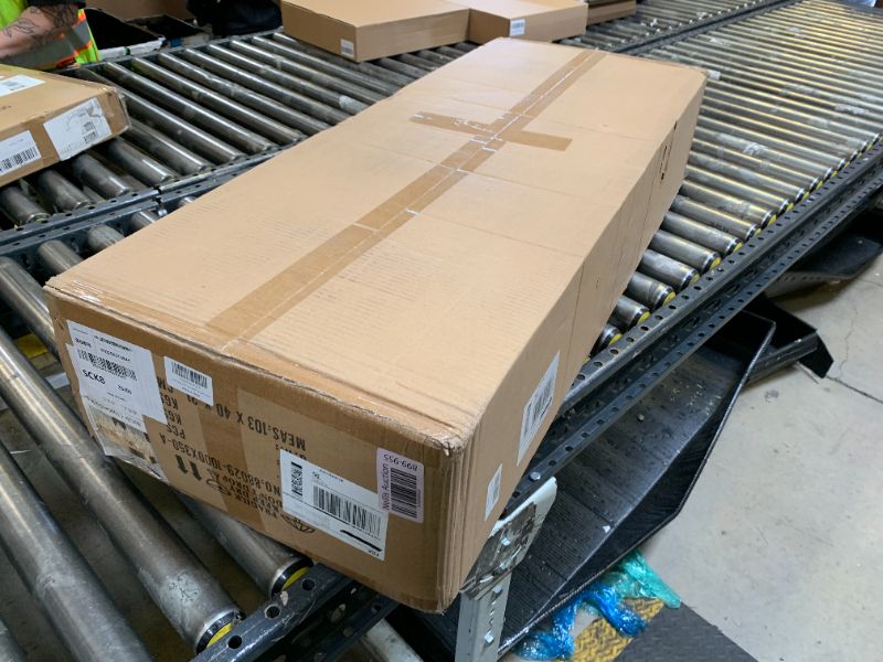 Photo 1 of VLHUD Luxury Modern Crystal Chandelier, L40'' Dining Room Chandelier Over Table, 16 Lights Rectangle Oval Flush Mount Pendant Light Gold Dining Room Light Fixture, for Kitchen Island & Living Room