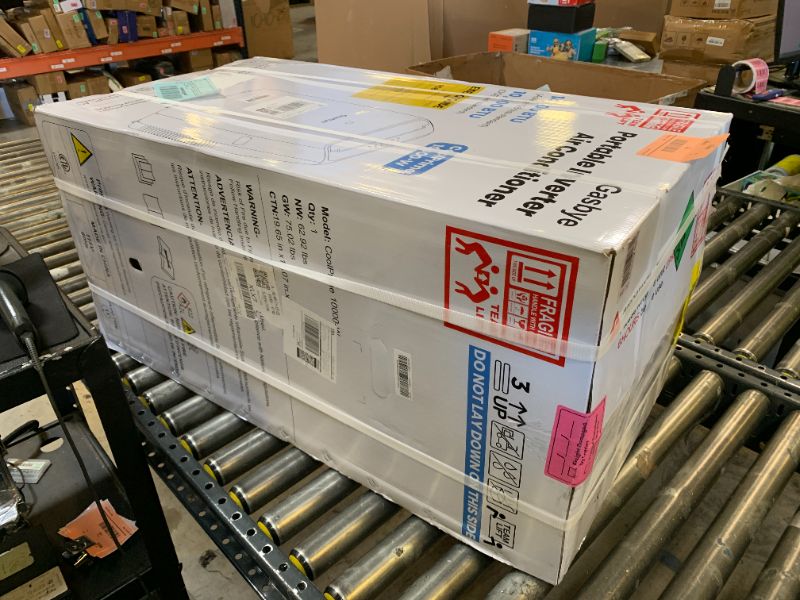 Photo 1 of Gasbye Dual Hose Portable Air Conditioner, [2026 Upgraded] Full DC Inverter Compressor, Energy-Saving 13.6 CEER, Low Noise (45dB), Cools Room up to 500 Sq.Ft., Backlit Remote Control, 14,000BTU, White