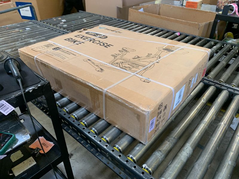 Photo 1 of Merach Exercise Bike for Home Gym, Low Noise Stationary Bike with Brake Pad, Indoor Workout Bike with Self-Developed App, Tablet Mount and Fitness Courses for Weight Loss, 300 Lb Weight Capacity