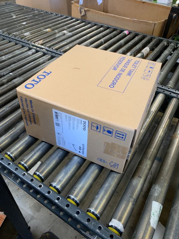 Photo 1 of TOTO Drake 1.28 GPF Toilet Tank with WASHLET+ Auto Flush Compatibility, Cotton White - ST776EA#01