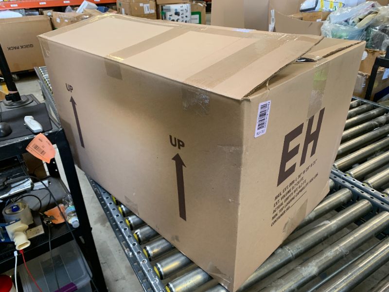 Photo 1 of Amazon Basics 3-In-1 Portable Air Conditioner with Remote, Timer, Sleep Mode, Auto Swing, Dehumidifier, 10000 BTU (ASHRAE)/6000 BTU (SACC), Cools Bedroom Up to 450 Sqf, White