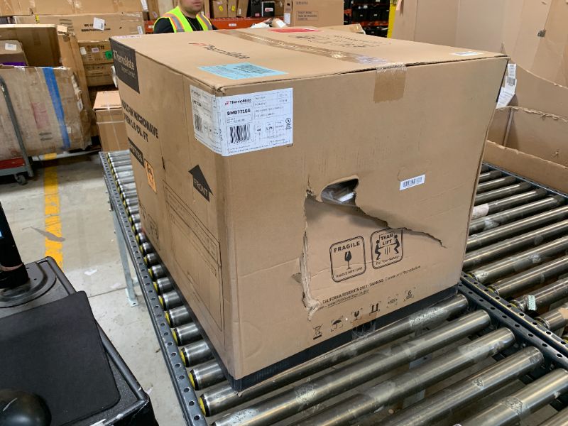 Photo 1 of 24 Inch Built-in Microwave and Convection Oven Combination, ThermoMate 1.6 Cu. Ft. Wall Oven Microwave Combos, 1000 Watt Power, Sensor Cook, Touch Control LCD Display, Stainless Steel Finish