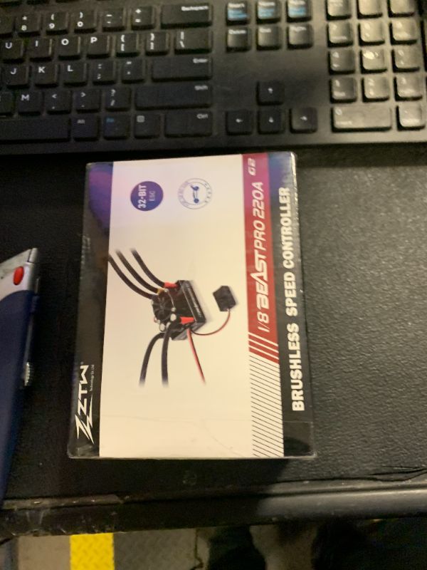 Photo 1 of FACTORY SEALED
ZTW Beast PRO G2 220A ESC Turbo 2-4S Built-in Adjustable BEC 6V/7.4V 6A Brushless Speed Controller for 1/8th RC Racing Car