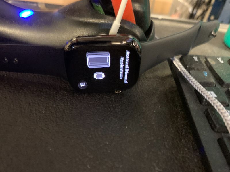 Photo 1 of Apple Watch Series 10 [GPS + Cellular, 46mm] - Jet Black Aluminum Case with Black Sport Band, M/L