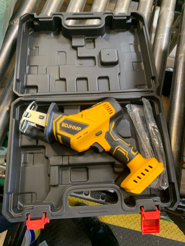 Photo 1 of Reciprocating Saw Cordless, 2800 RPM, Compatible With Dewalt 20V Max Battery(NO Battery), Brushless Motor with 10 Saw Blades, LED Light, Tool Free Blade Change, Portable for Wood PVC Cutting