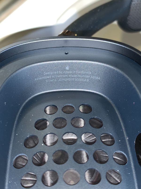 Photo 1 of Apple AirPods Max Wireless Over-Ear Headphones, Pro-Level Active Noise Cancellation, Transparency Mode, Personalized Spatial Audio, USB-C Charging, Bluetooth Headphones for iPhone - Midnight