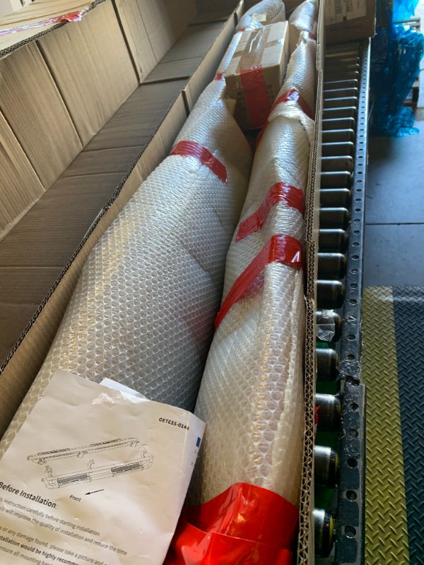 Photo 1 of OEDRO 6 inch Running Boards Compatible with 2019-2026 Dodge Ram 1500 New Body Crew Cab, Bolt-on Side Steps with Paintable Black Step Armor, Powder Coated Black and High Gloss Nerf Bar