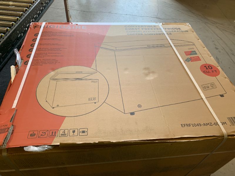 Photo 1 of FACTORY SEALED
FRIGIDAIRE 10 Cubic Foot Chest Freezer, 10 cu ft, White