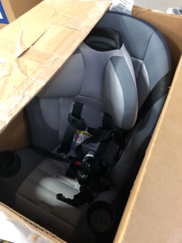 Photo 1 of **USED** Safety 1st Grow and Go All-in-One Slim Convertible Car Seat, Rear Facing, 5-40 lbs, Forward Facing (30–65 lbs), High Back Booster Seat 40-100 pounds, Iron Frost