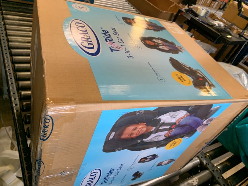 Photo 1 of Graco TriRide 3-in-1 Reclining Car Seat, Clybourne - Rear & Forward Facing Car Seat, Highback Booster, Adjustable Headrest