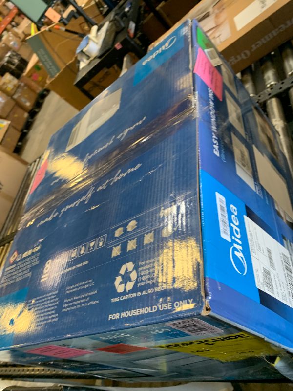 Photo 1 of Midea 8,000 BTU U Shaped Smart Inverter Window Air Conditioner - Cools 350 Sq Ft, Ultra Quiet with Open Window Flexibility - Alexa/Google Assistant Compatible - 37% Energy Savings, Remote (Updated)